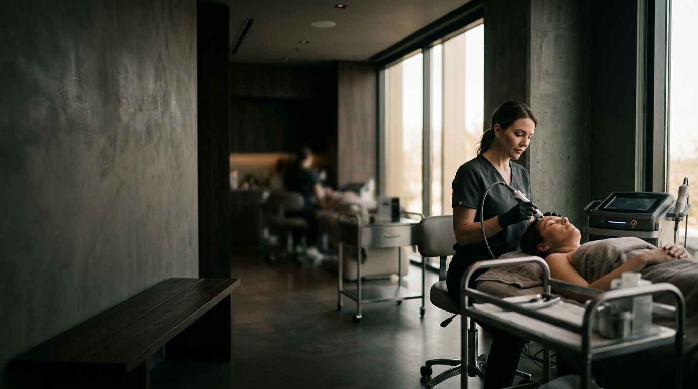 Financial services and equipment financing for medical aesthetic clinics and medspas — working environment